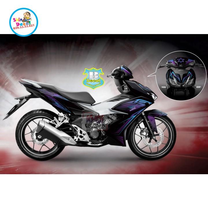 Tem rời winner X dán xe đen