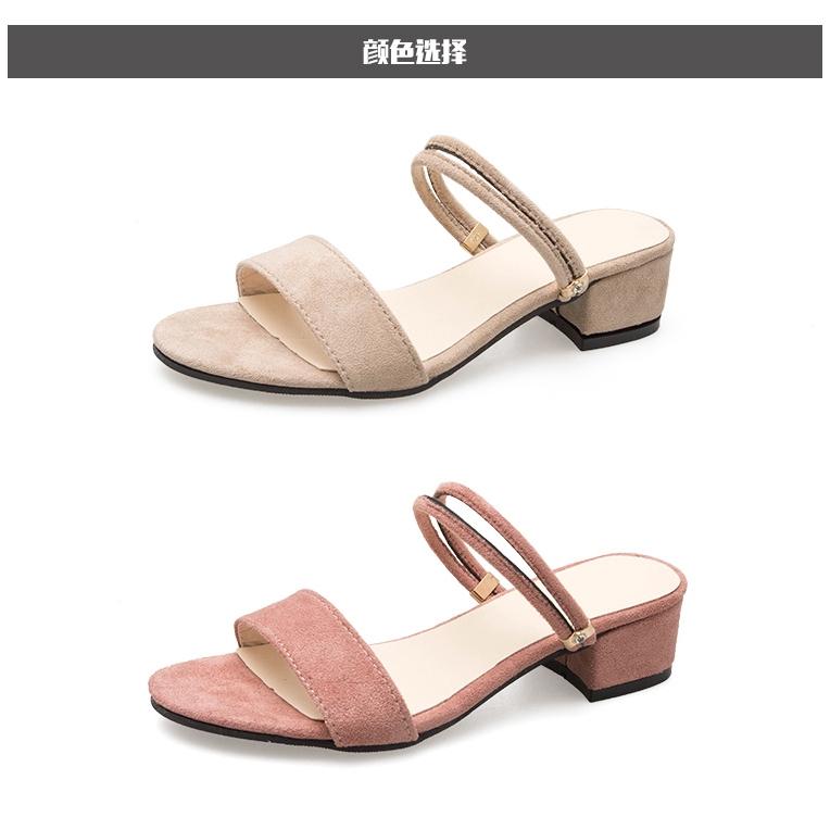 Giày Sandal Nữ Đế Dày Thời Trang Hàn