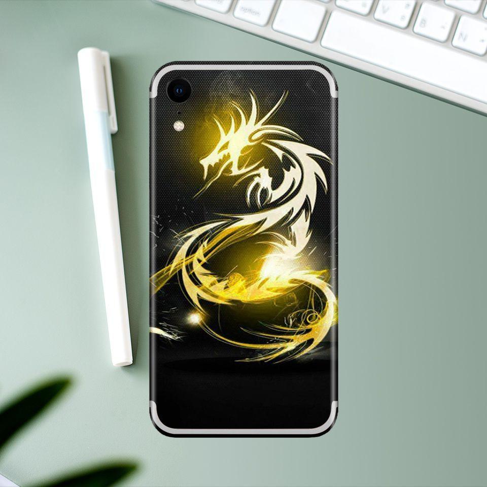 Miếng dán skin cho iPhone hình Rồng Dragon (Mã: dra012