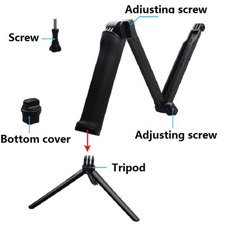 Gậy đa năng cho GoPro - 3-Way Grip Monopod GoPro