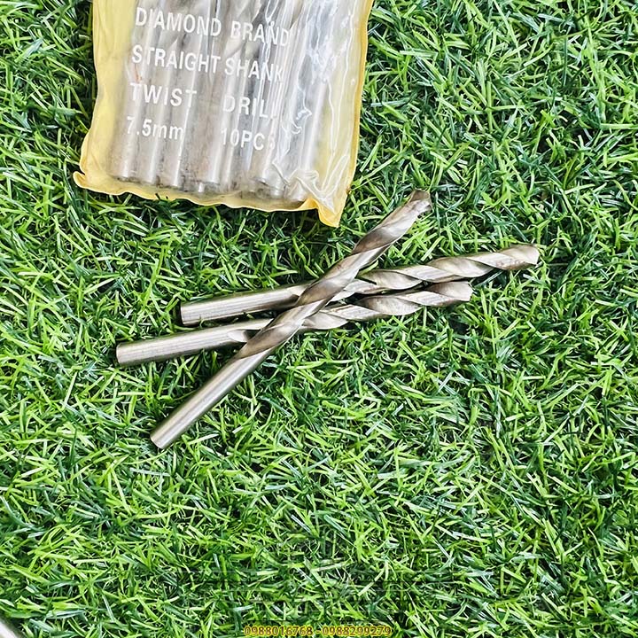 COMBO 10 Mũi Khoan Nhôm High speed steel Trắng Các Kích Cỡ