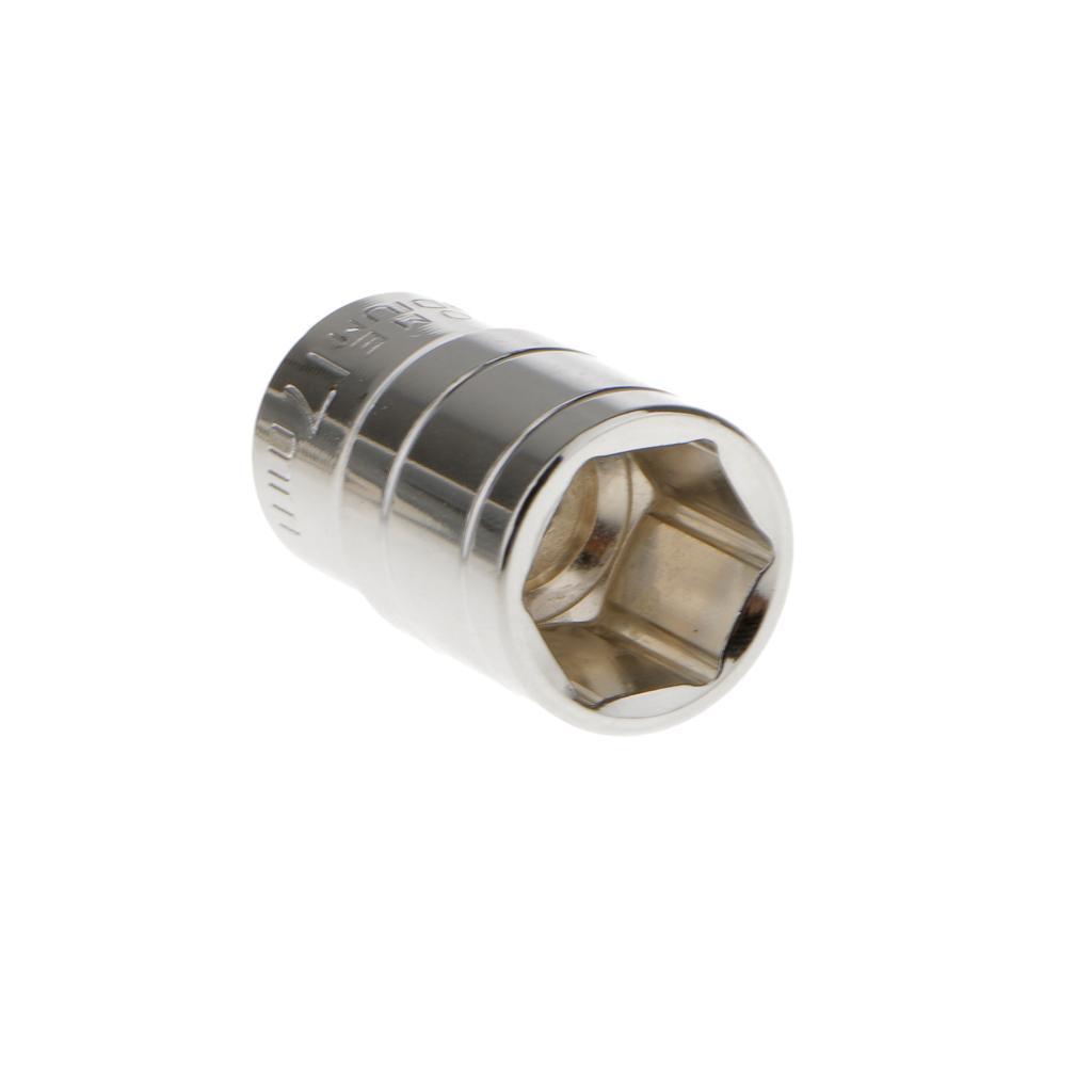 2 X 17mm & 19mm Short Socket Set 1/2 '' Metric Hexagon Socket
