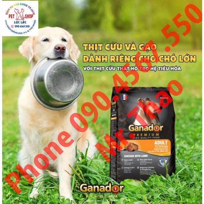 Thức ăn cho chó trưởng thành Ganador vị thịt cừu & gạo Lamb & Rice 3KG