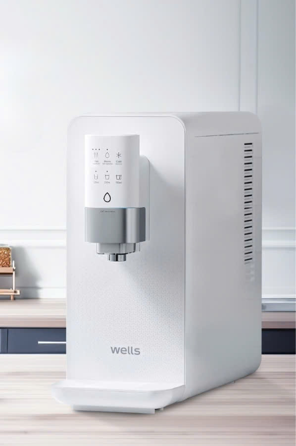 Máy Lọc Nước Wells TT UV+, Diệt Khuẩn UV 99.9%, Tankless Lọc Trực Tiếp,Carbon Plus & Nano Clean - Hàng chính hãng