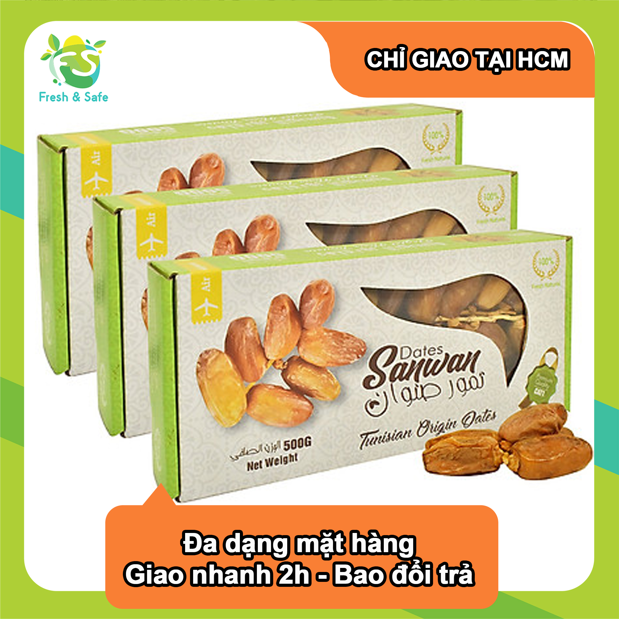 Chà Là Khô - Hộp 500Gr
