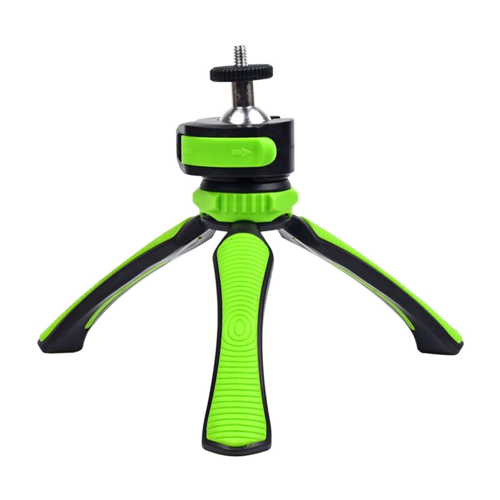 Portable Mini Tripod Camera Desk Tripod Mount Holder Table Stand Green