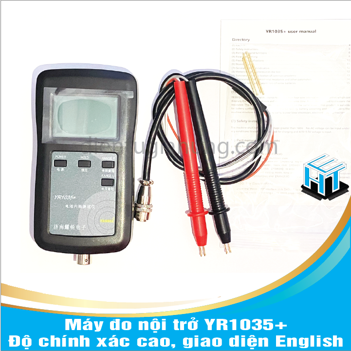 Máy đo nội trở YR1035+ YR1035 , đo pin, bình ắc qui 100V độ chính xác cao