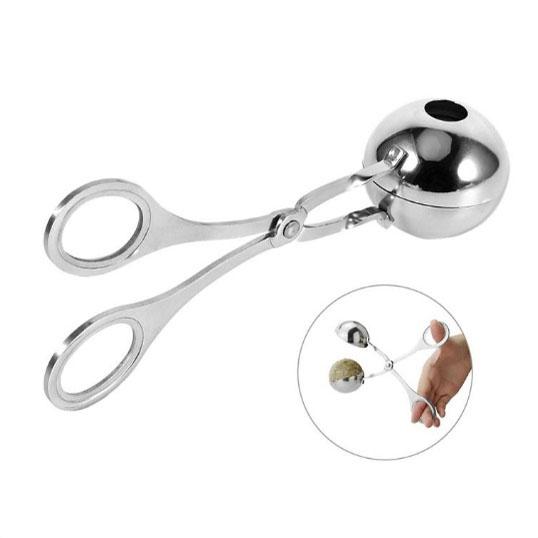 Dụng Cụ Kẹp Thịt Viên, Chả Viên Inox - Free Ship Toàn Quốc