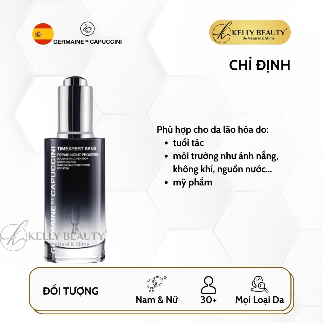 Tinh Chất Chống Lão Hóa Germaine Timexpert SRNS Repair Night Progress Serum | Kelly Beauty