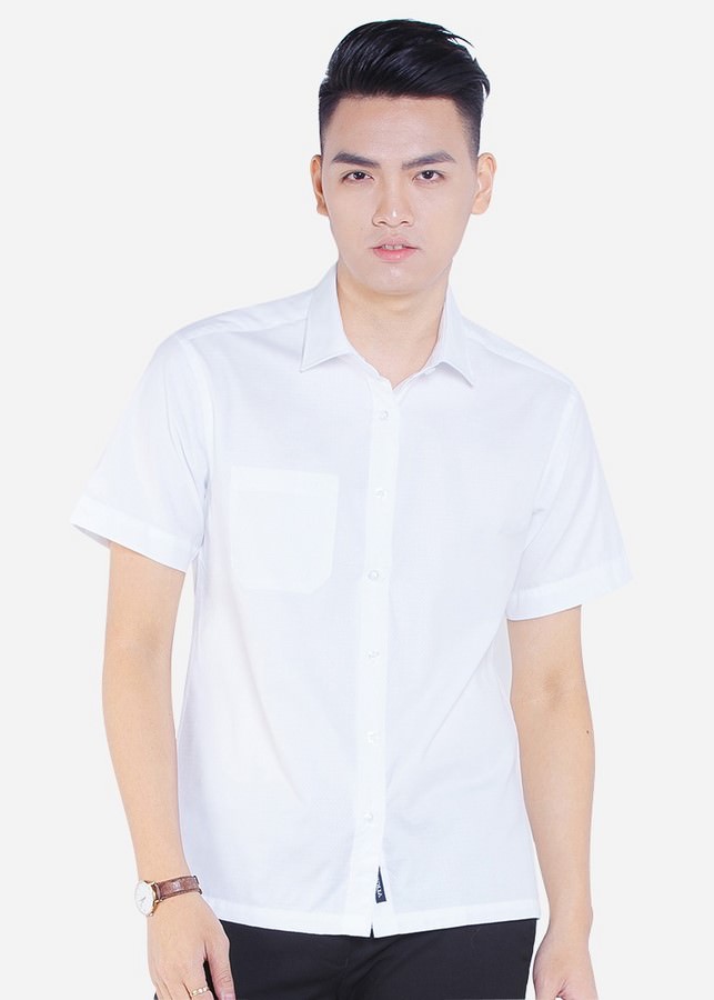 Áo sơ mi nam ngắn tay Aligro ALG-C0100