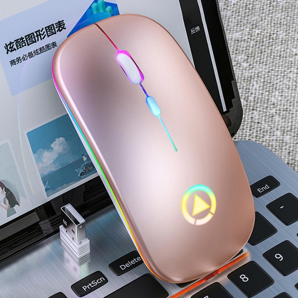 Chuột Máy Tính Không Dây Có Đèn Led