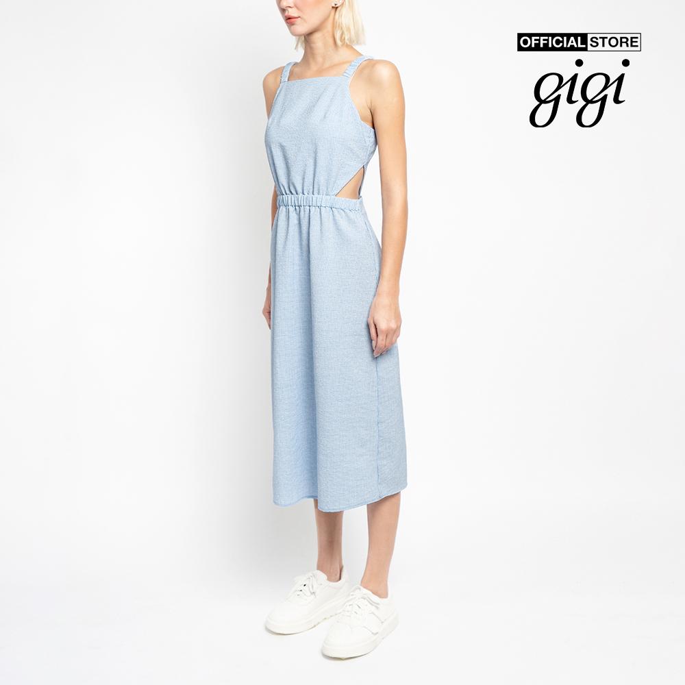 GIGI - Đầm midi hai dây phom suông cut out thời trang G2102D221105