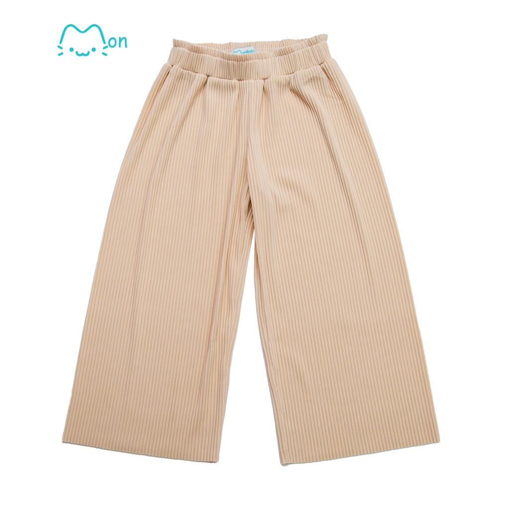 Quần jogger dài bo gấu cho bé gái chất thun gân cao cấp, sang chảnh, sành điệu bé gái QXG22W07
