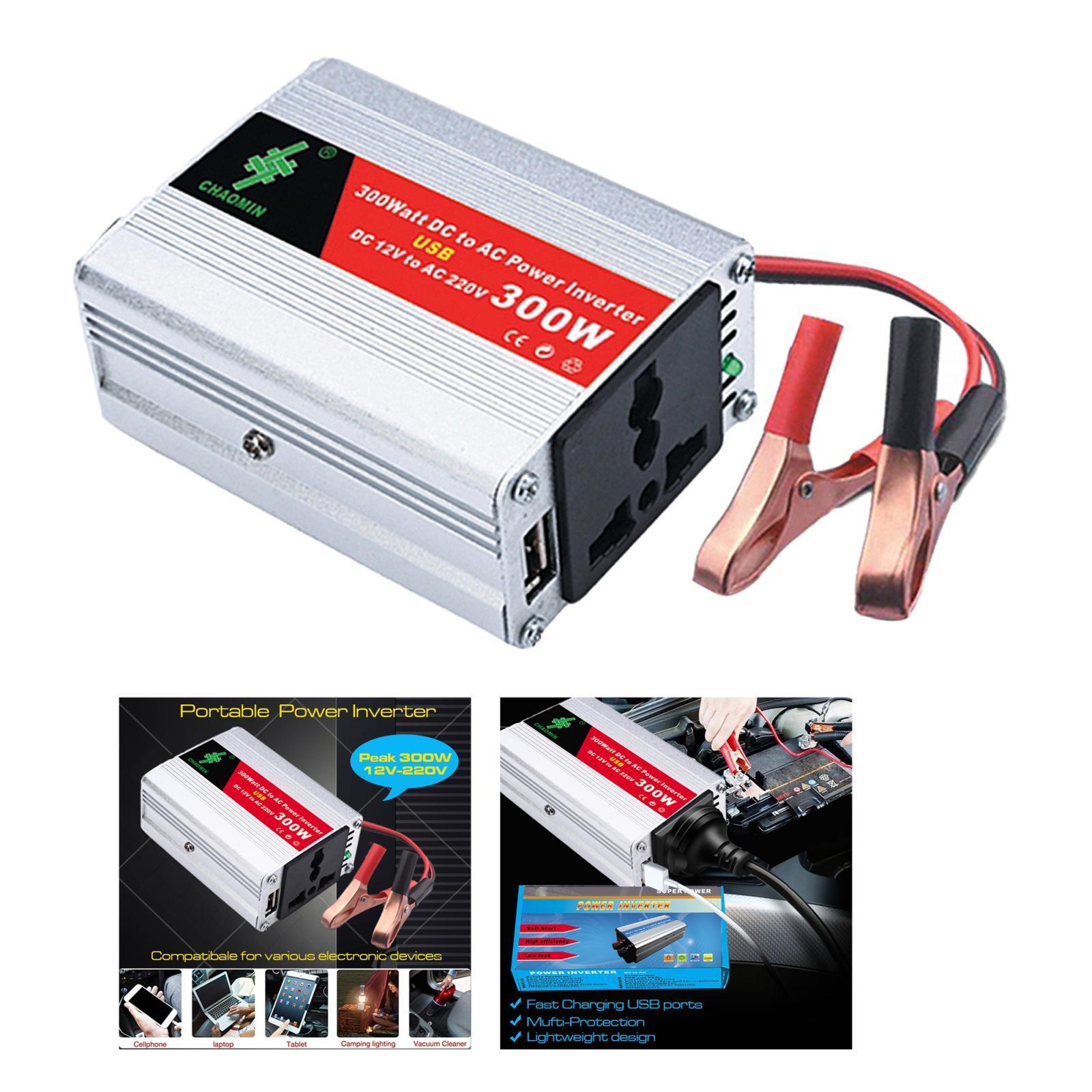 2xPure Sine Wave power Inverter 10~15V DC to 220V Style 1