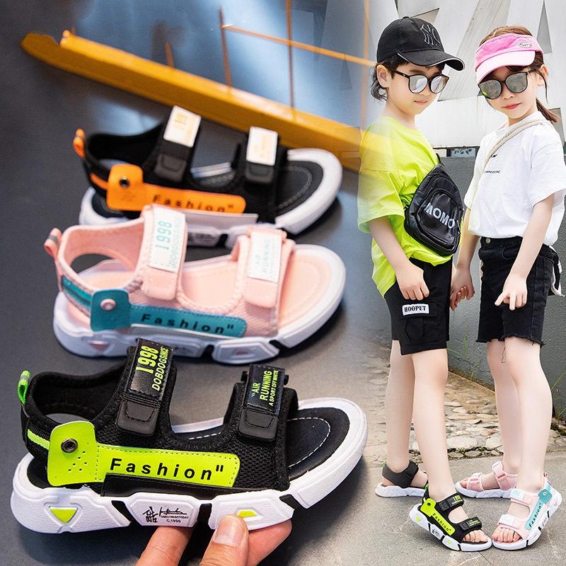 Sandal Bé Trai Sandal Bé Gái Từ 2-13 Tuổi Siêu Nhẹ Đế Êm Chống Trơn Trượt Dáng Thể Thao Phong Cách Hàn Quốc D54