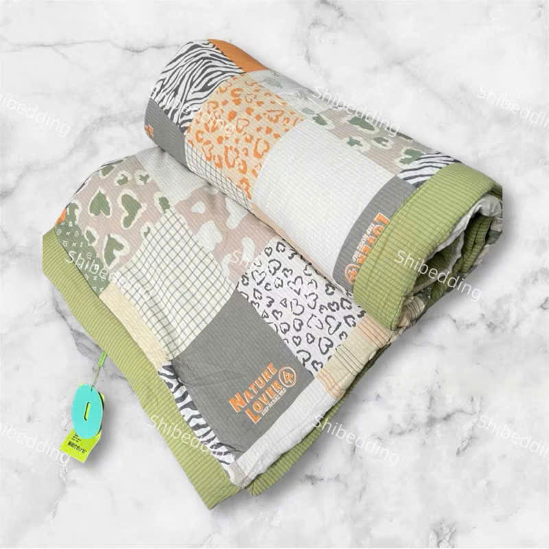 Chăn Đũi Cotton Nhăn Nhập Khẩu Cao Cấp - Chăn Mùa Hè Thoáng Mát, Mềm Mại, Đầy Đủ Tem Mác KT 2x2m3 - HÀNG CHÍNH HÃNG MINIIN