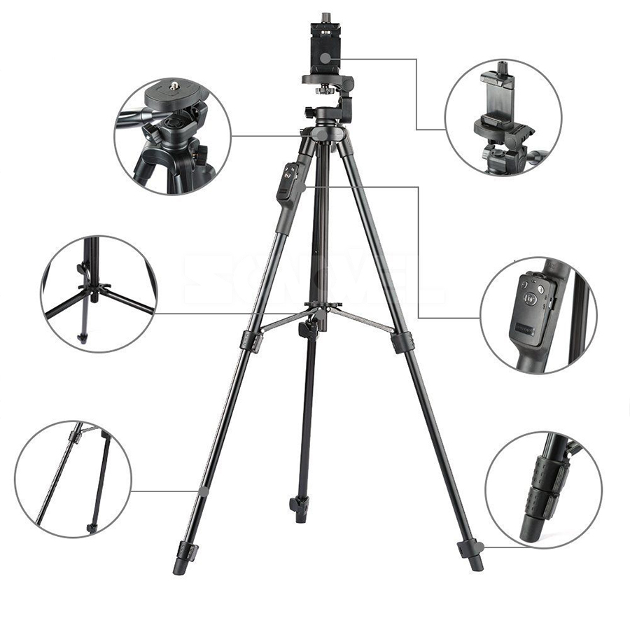 Chân máy Tripod Yunteng VCT 5208 - Hàng Chính Hãng