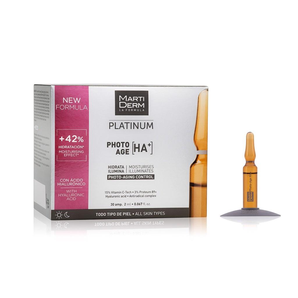 Ampoule 15% Vitamin C Nguyên Chất Chống Lão Hóa - MartiDerm Platinum Photo Age HA+  60ml