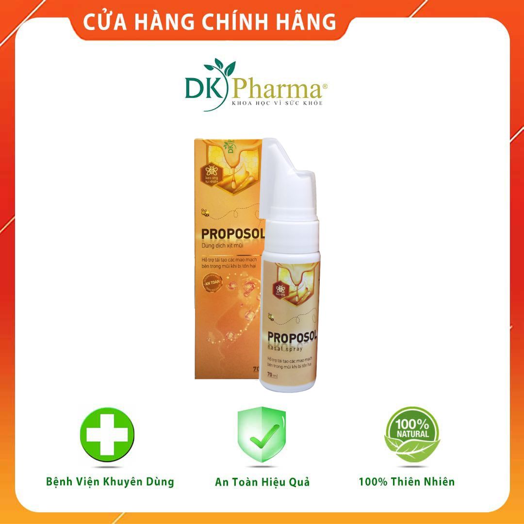 DUNG DỊCH RỬA MŨI KEO ONG PROPOSOL