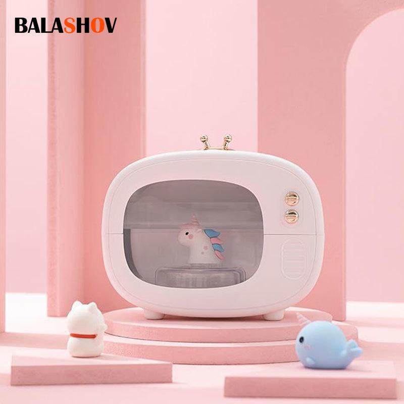 Máy Phun Sương Tạo Độ Ẩm Hộ Gia Đình Phòng Ngủ Thú Dễ Thương Máy Phun Sương Tạo Độ Ẩm USB Không Khí Nguyên Tử Hóa Nước Bổ Sung Cụ Mini Xông Phòng Nhiều Màu Sắc