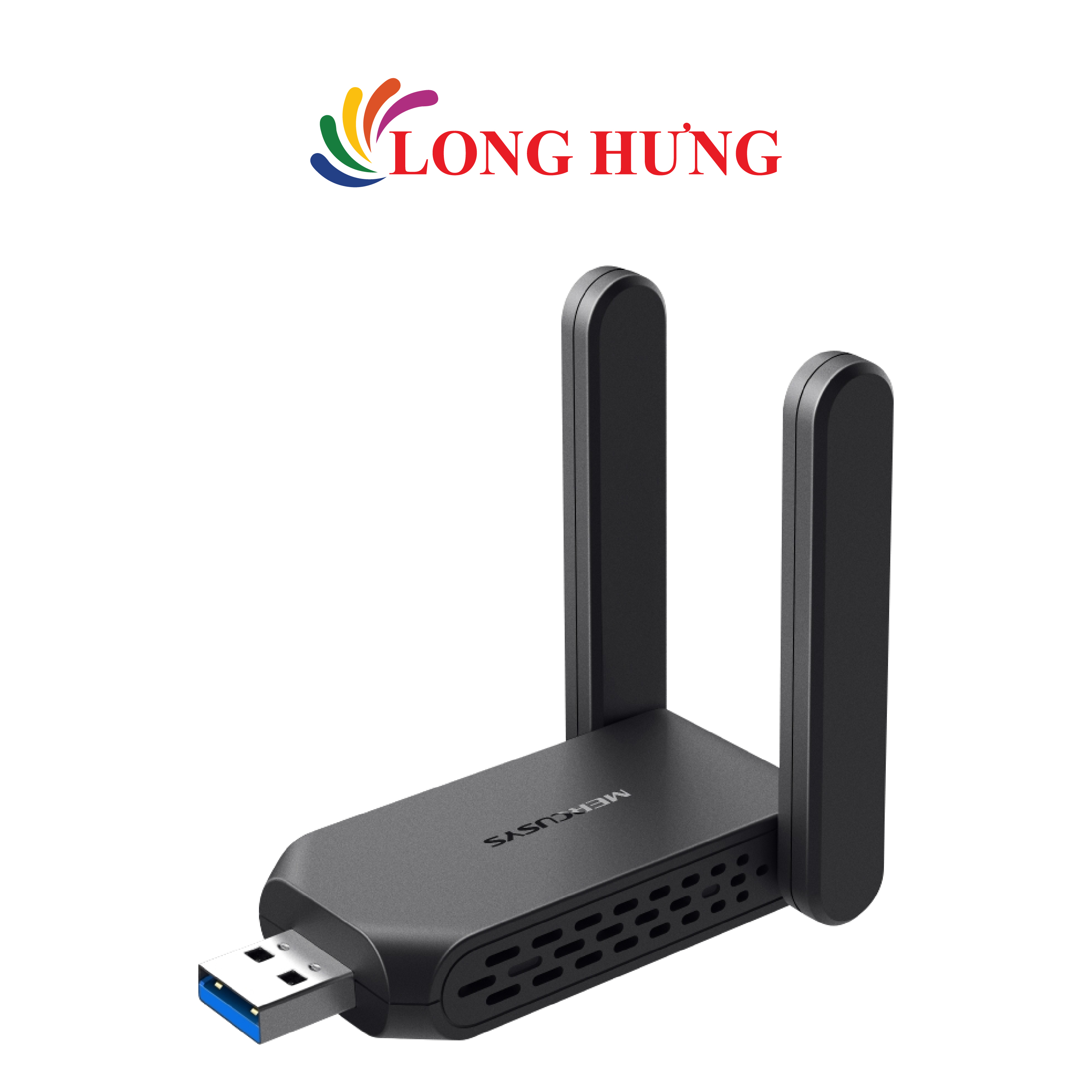 USB Wifi Mercusys AC1300 High Gain Wireless Dual Band USB Adapter MA32H - Hàng chính hãng