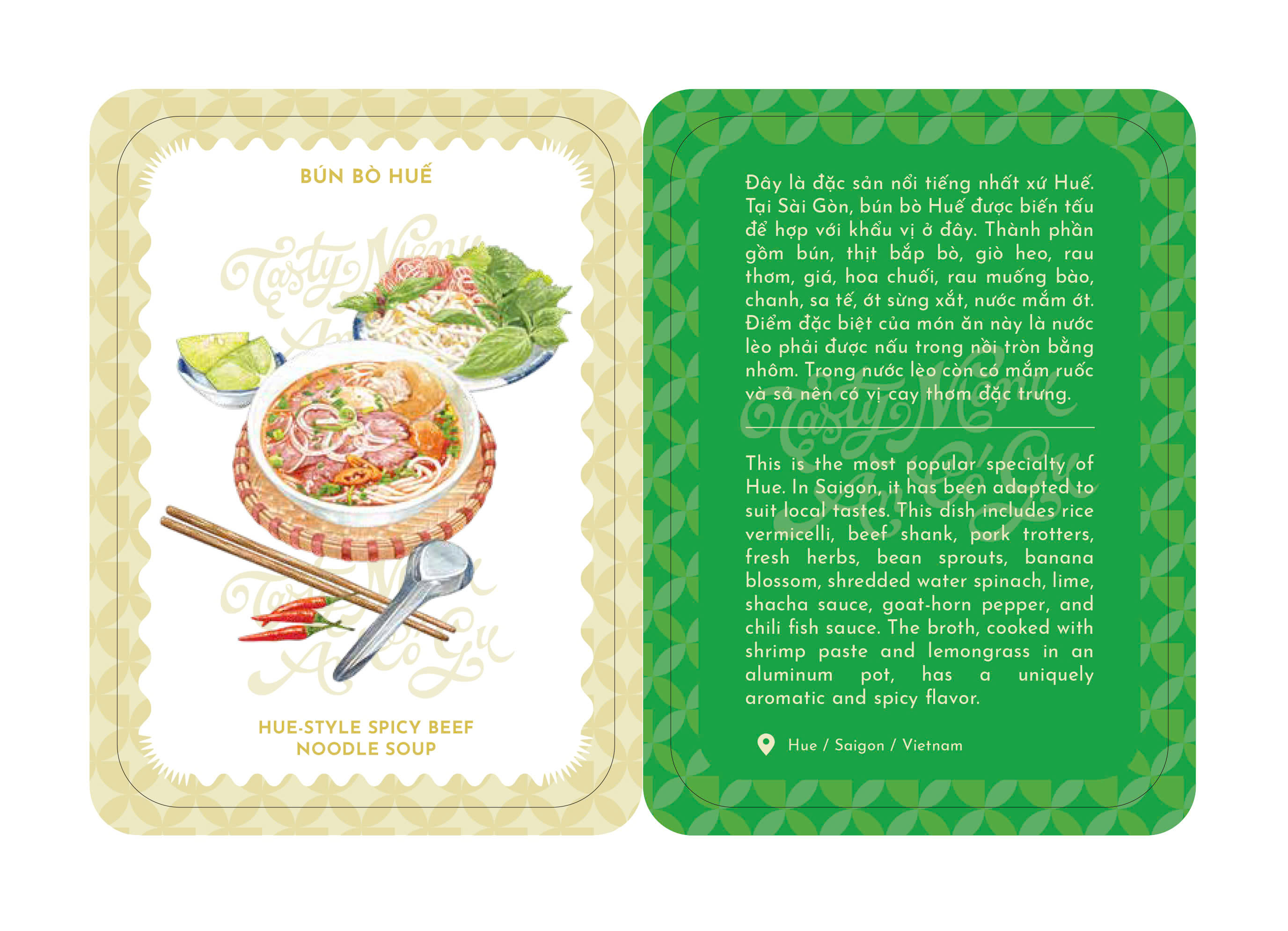 Bộ Hộp Thẻ Tasty menu – Ăn có gu