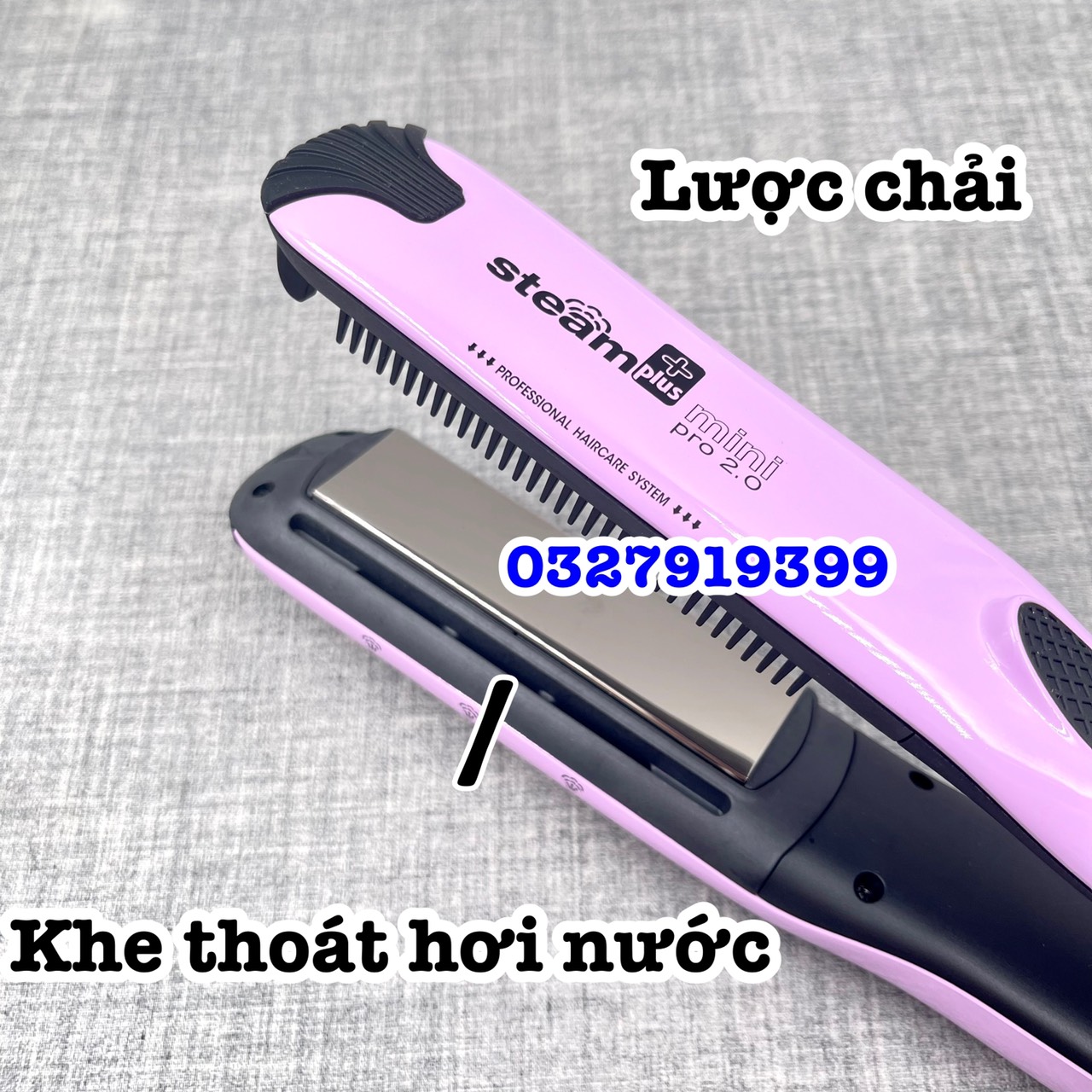 Máy duỗi tóc hơi nước cao cấp Steam Plus bản nhỏ