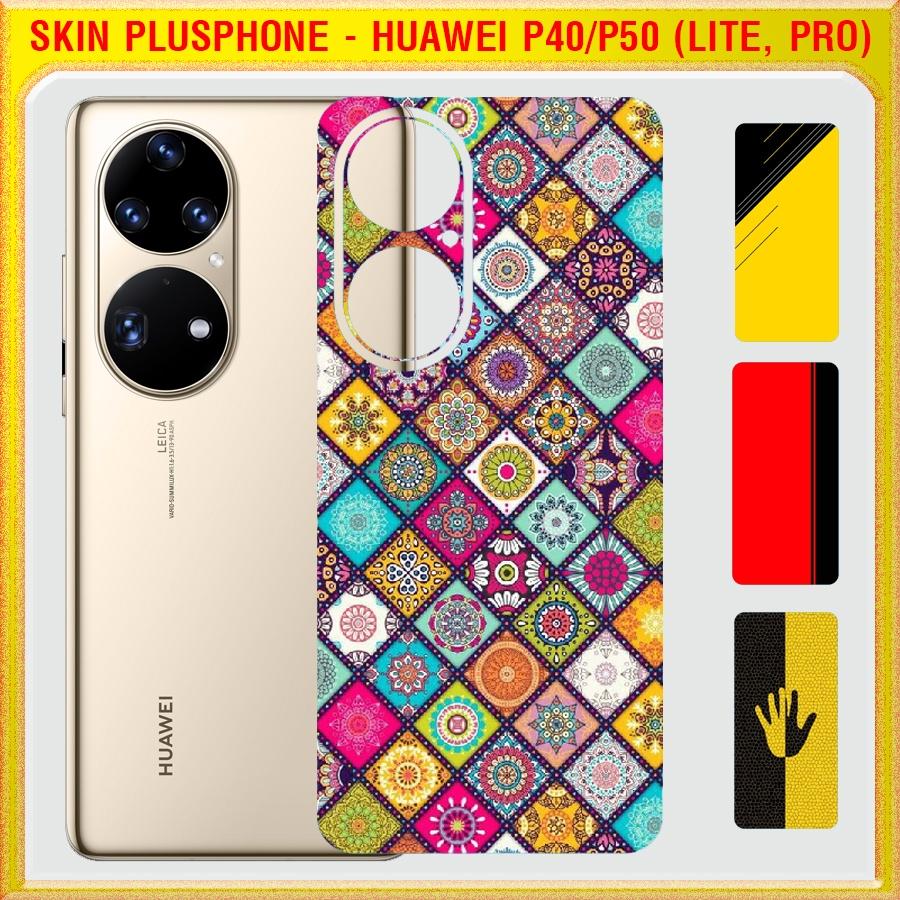 Dán Skin cho mặt sau Huawei P40, P40 Lite, P40 Pro, P50, P50 Pro in phối màu