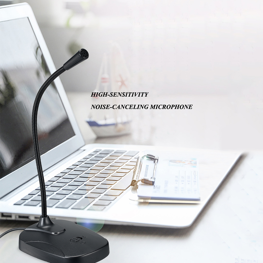 Micrô Ghi Âm USB Khử Tiếng Ồn Độ Nhạy Cao Trong Phòng Thu Cho Máy Tính Xách Tay