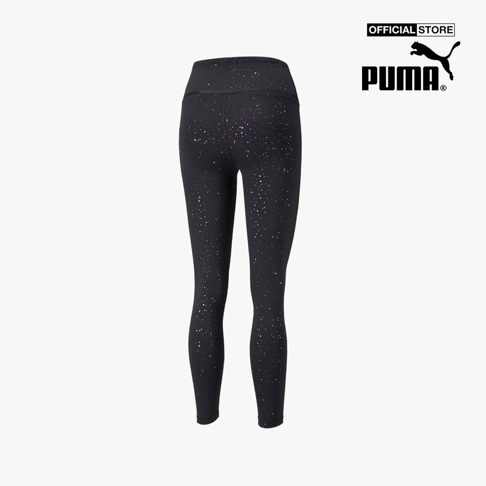 PUMA - Quần legging thể thao nữ Stardust High Waist Printed 7/8 Training 521375