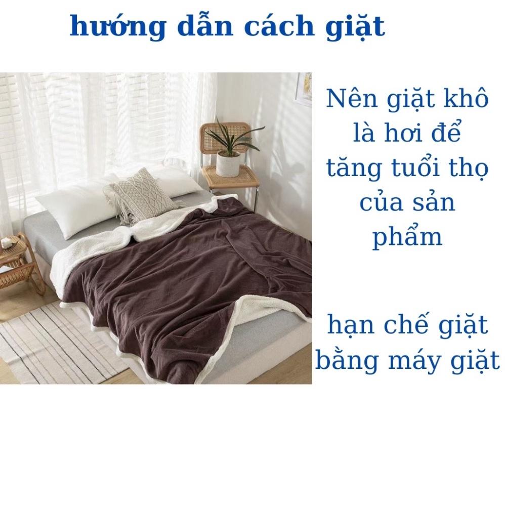 Chăn lông cừu,Vỏ chăn lông cừu Miha Bedding cao cấp có khóa kéo để lồng ruột 2mx2m3 ( nhiều mầu sắc)