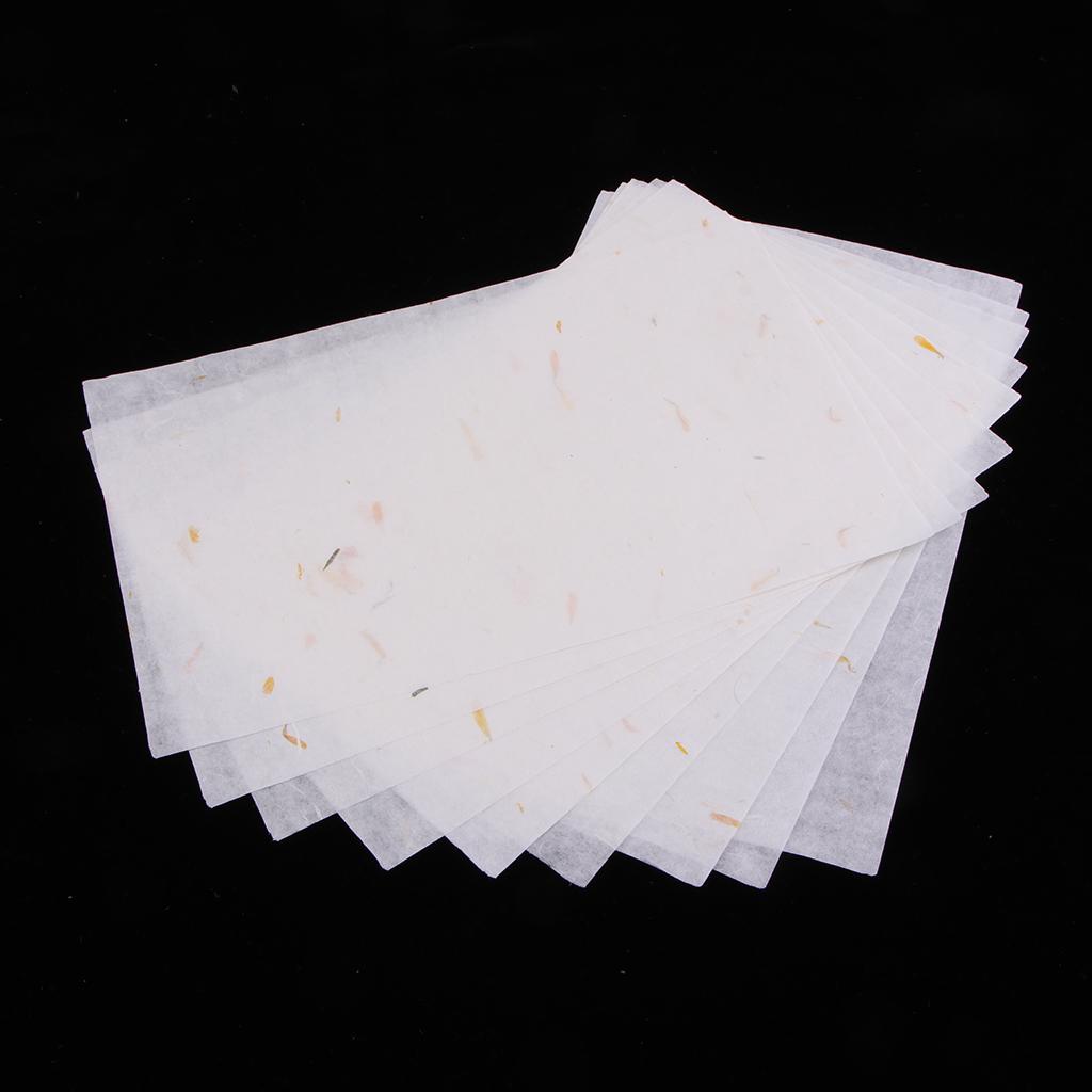 10Pcs Handmade Xuan Paper Washi Paper Stationery Paper