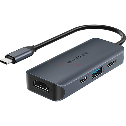 Cổng chuyển đổi HyperDrive Next 4-in-1 USB-C for Pro-grade Productivity HD4001GL - Hàng chính hãng