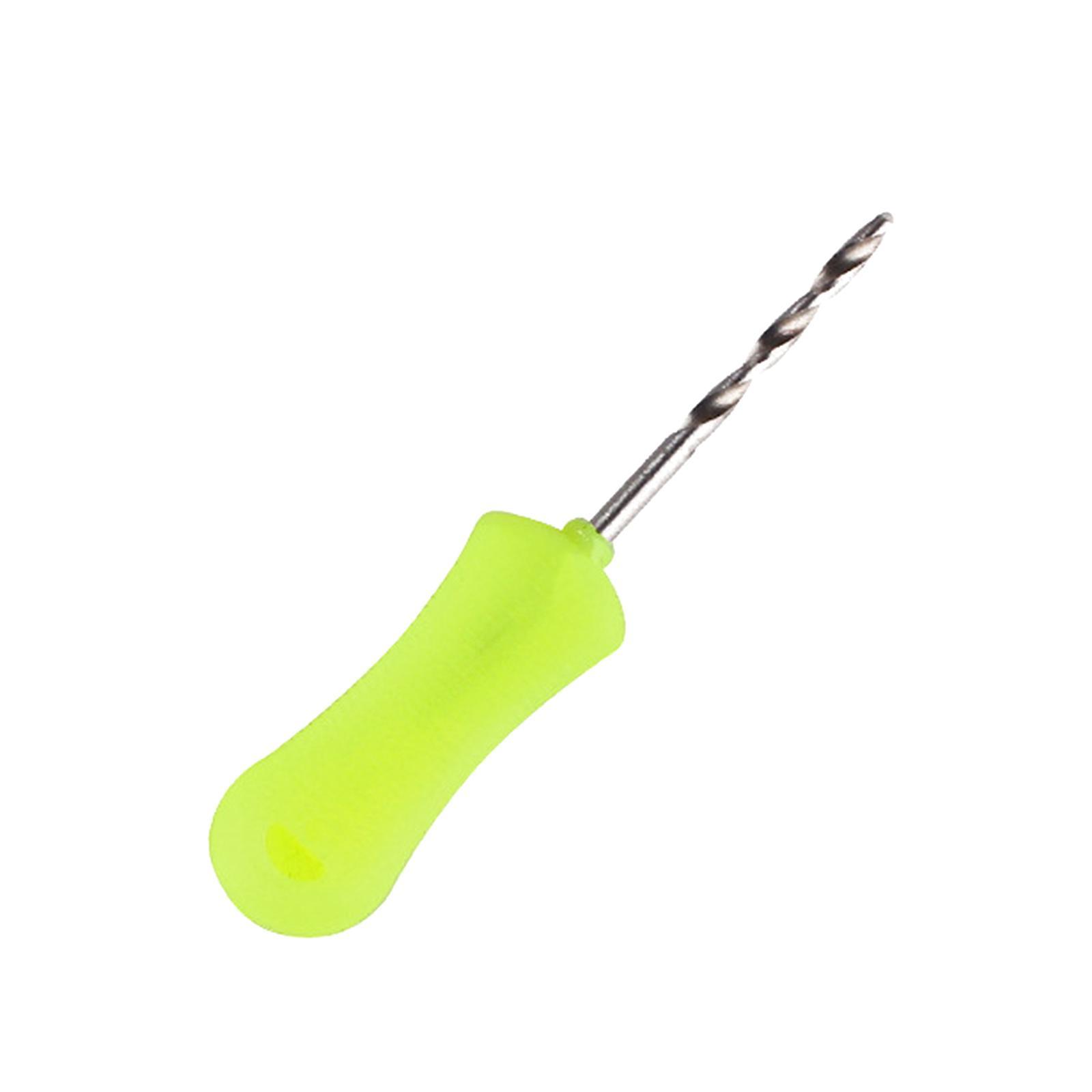 Carp Fishing Baiting Hook Portable Drill Stringer Hook Hair Drill Knot Tools Stainless Steel Fish Drill Rigging Tool