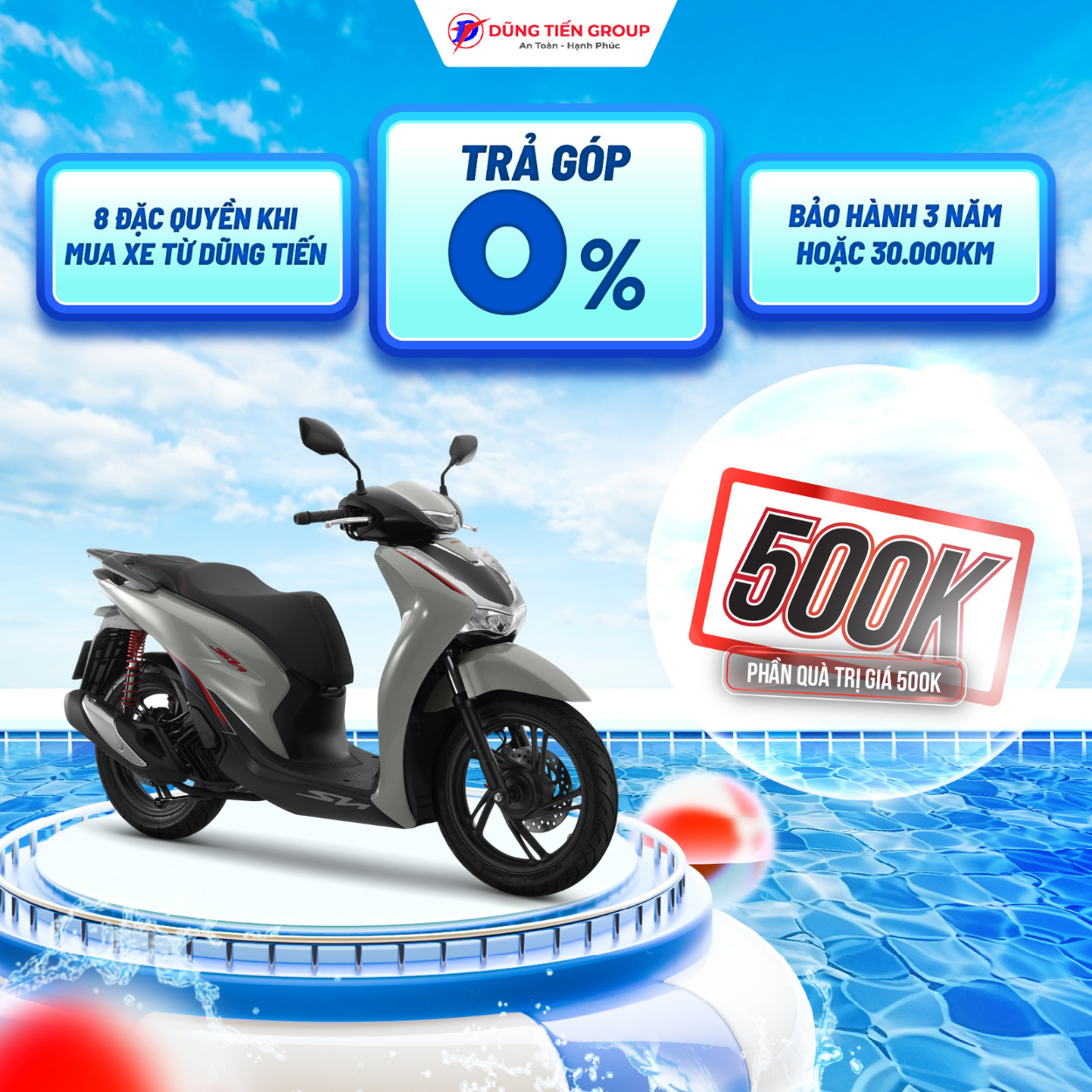 Xe Máy Honda SH125i Phiên Bản Thể Thao 2024
