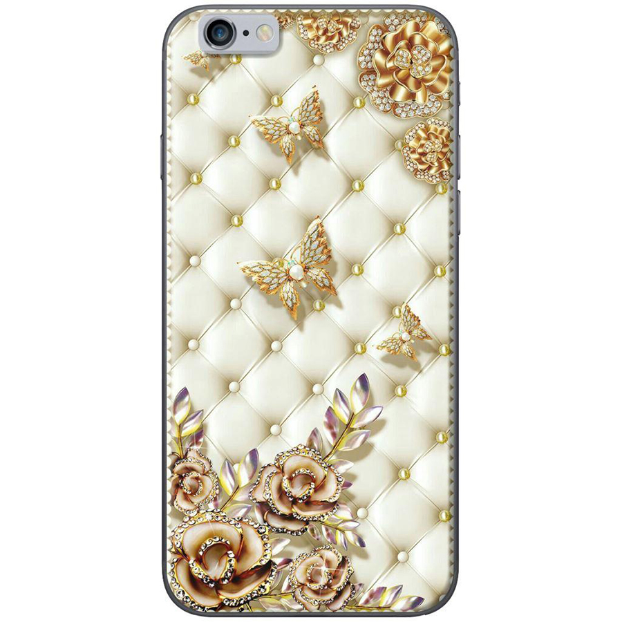 Ốp Lưng Dành Cho iPhone 6/ 6S Và iPhone 6 Plus/ 6S Plus - Bướm Vàng Giả Da