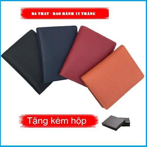 Ví Mini Nữ Nam Cầm Tay Đựng Thẻ Tiền Namecard Nhiều Ngăn | Bóp Da Thời Trang Tặng Kèm Hộp HCM - VD02