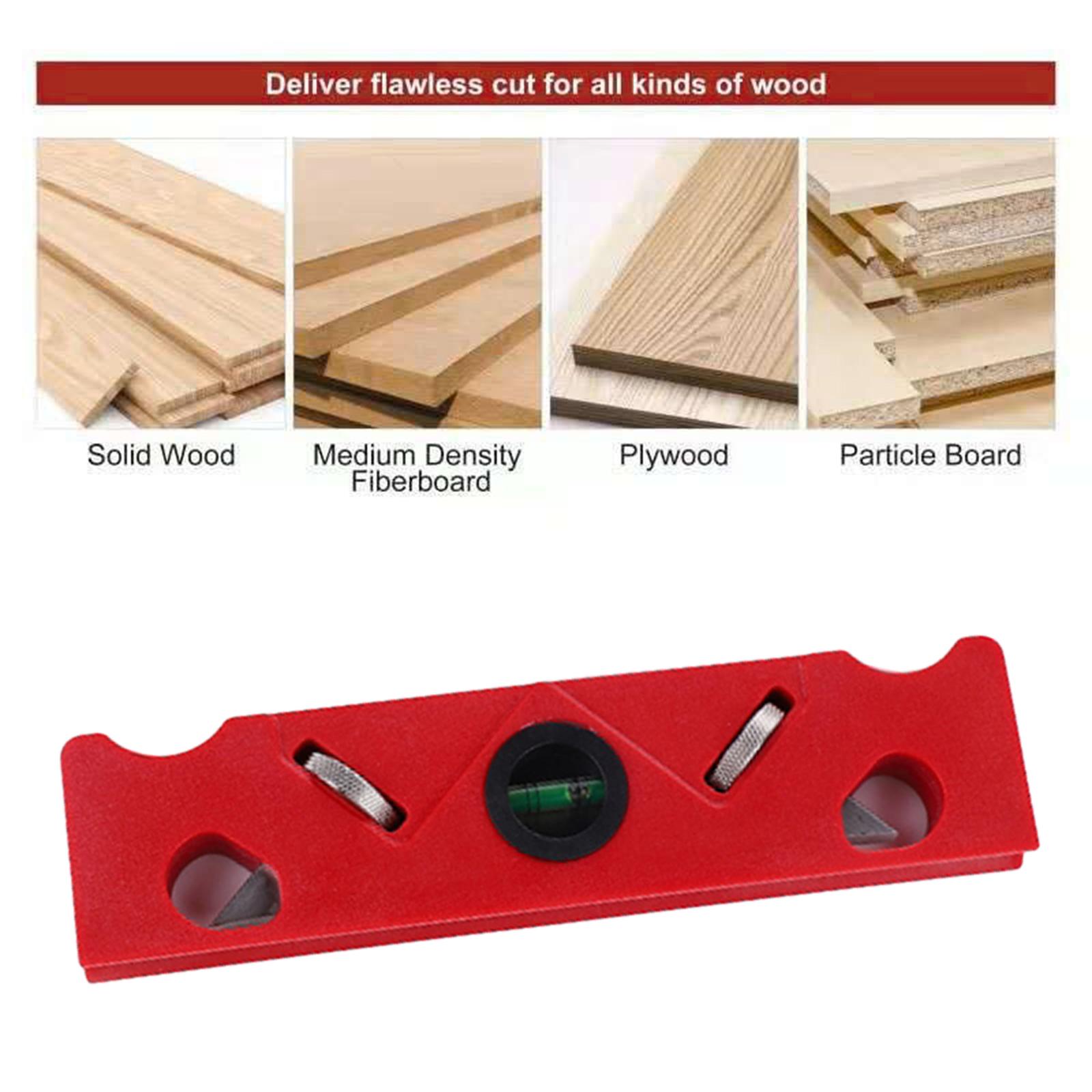 Woodworking Edge Planer Chamfer Hand Planer - 45 Degree Hand Planers Red