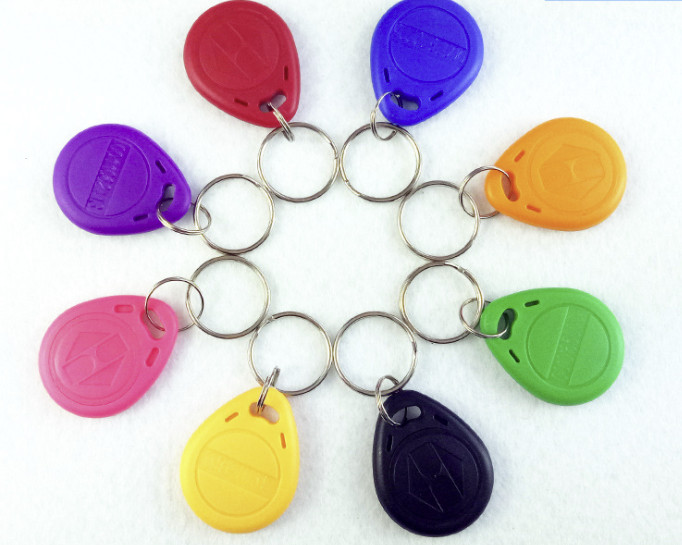 [ Set 10 ] [Thẻ Từ Dành Cho Sao Chép] Thẻ Từ RFID 125Khz RFID chip T5577 có thể sao chép được ( copy) Dạng Móc Khóa Sao Chép Thẻ Thang Máy nhiều màu sắc