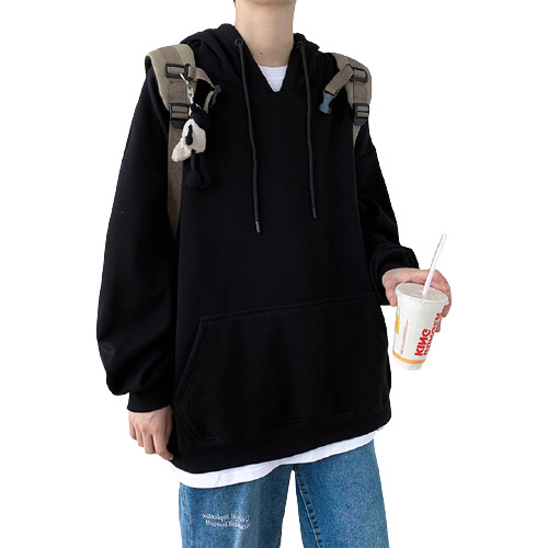 Áo mũ Hoodie Unisex nỉ bông trơn basic cặp đôi nam nữ Oversize Ulzzang Hàn Quốc thu đông form rộng 5 MÀU