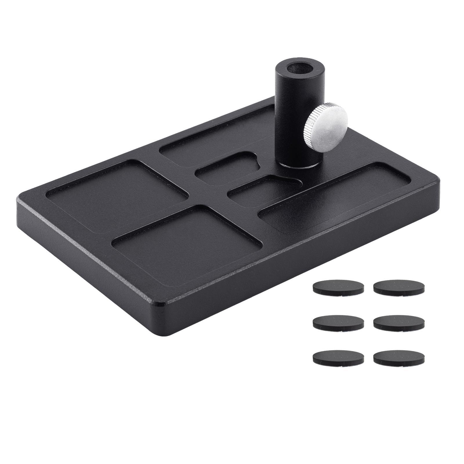 Fly Tying Pedestal Base Fly Tying Tools Fishing Accessories Lure Maker DIY Professional Fishing Hook Rotary Clamp Fly Tying Vise for Travel