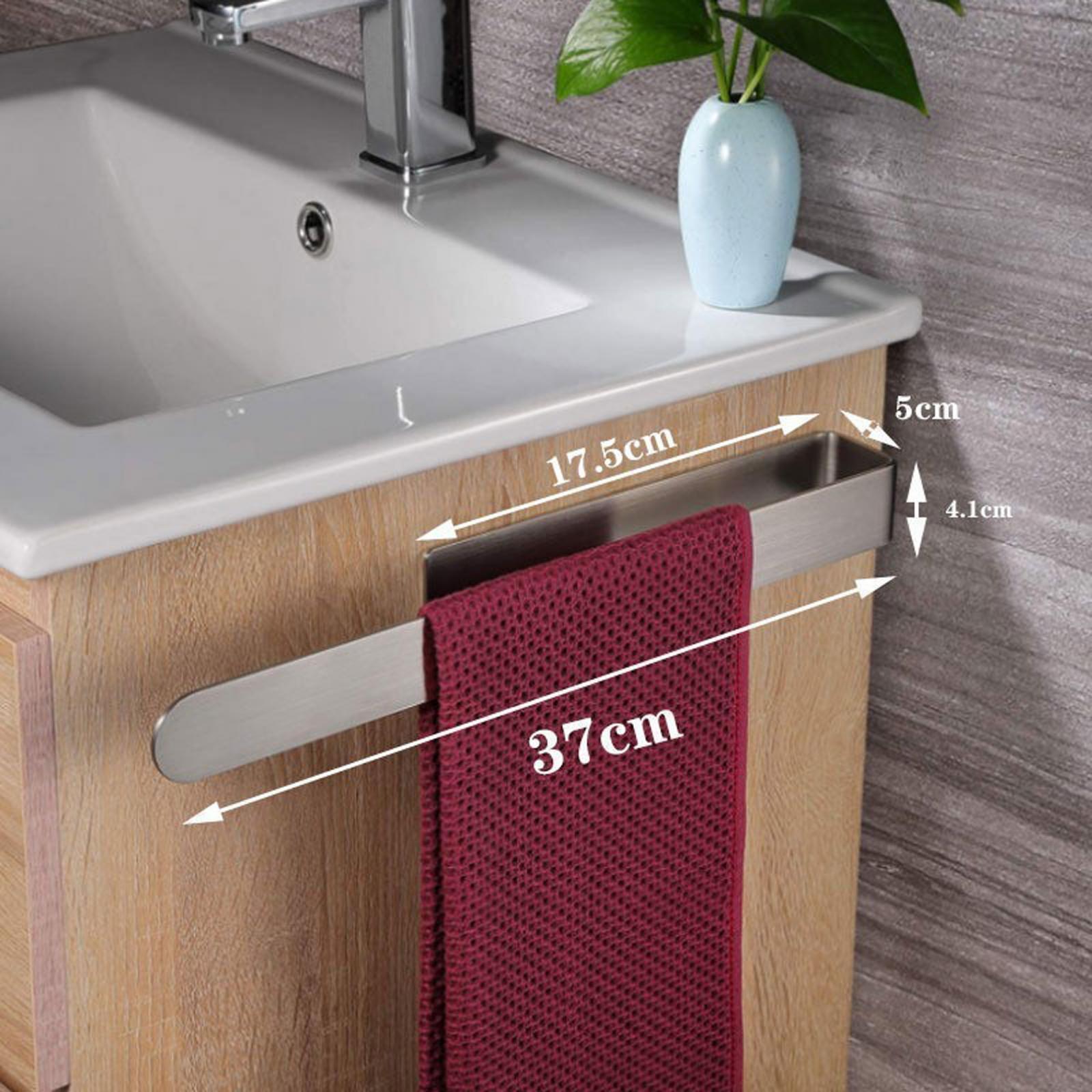 Towel Bar Wall Mount Bathrobe Hanger Towel Rail for Bathroom Kitchen Bedroom