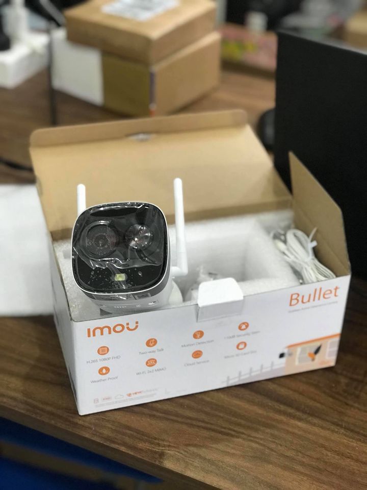 Camera imou Bullet IPC-G26EP 2.0 Megapixel, hỗ trợ hồng ngoại thông minh báo động, đàm thoại - Hàng chính hãng