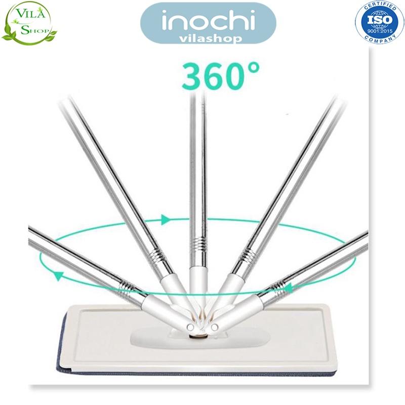 Bộ Cây Lau Nhà Thông Minh Kèm Thùng Vắt 2 Ngăn Sizes Lớn BH-M200 Inochi