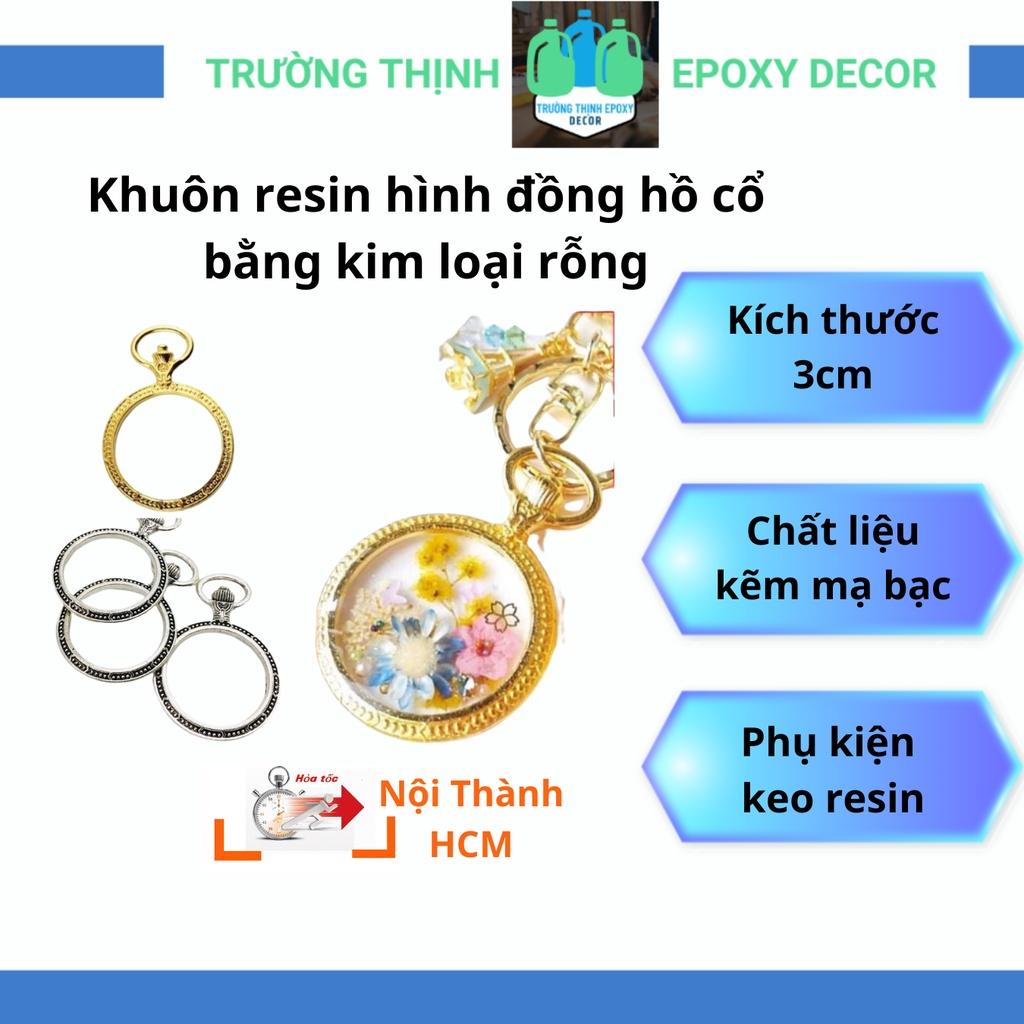 Khuôn Resin Kim Loại Hình Đồng Hồ Khuôn Rỗng Làm Đồ DIY Handmade - Trường Thịnh Sài Gòn