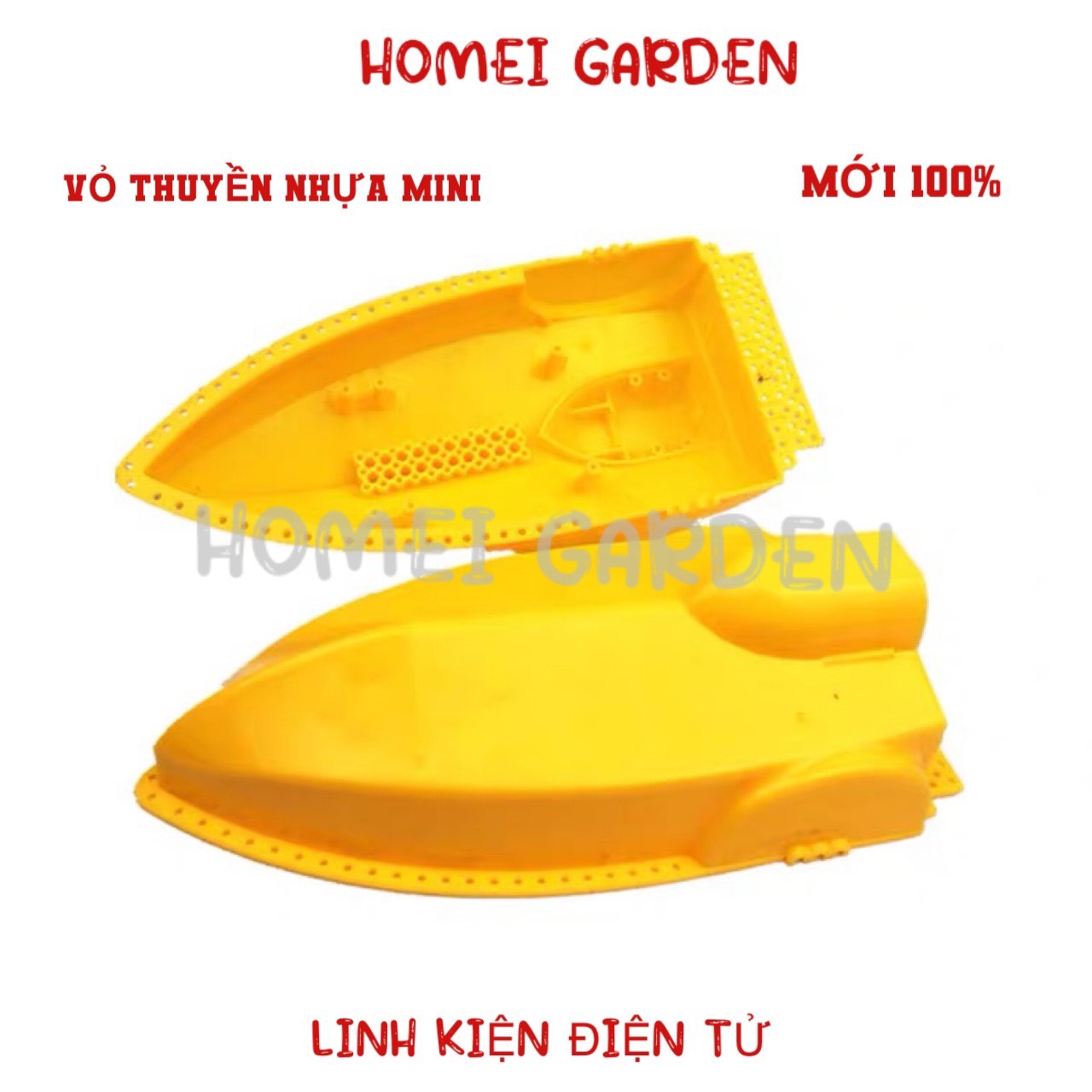 Bộ kit lắp cano tàu thuyền mini gồm vỏ tàu thuyền bằng nhựa motor đế pin cánh quạt DIY steam stem - HM0167