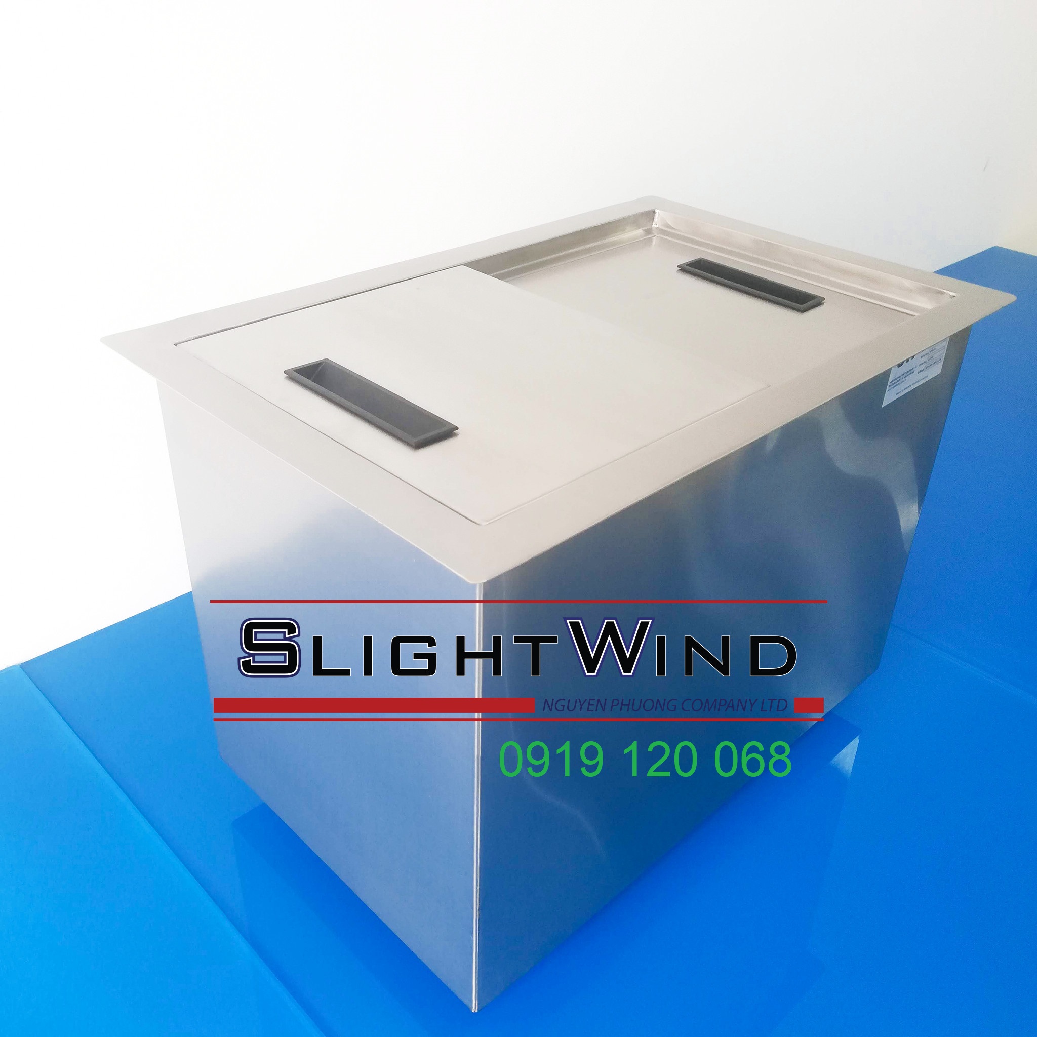 Thùng đá âm quầy Slightwind 2 lớp