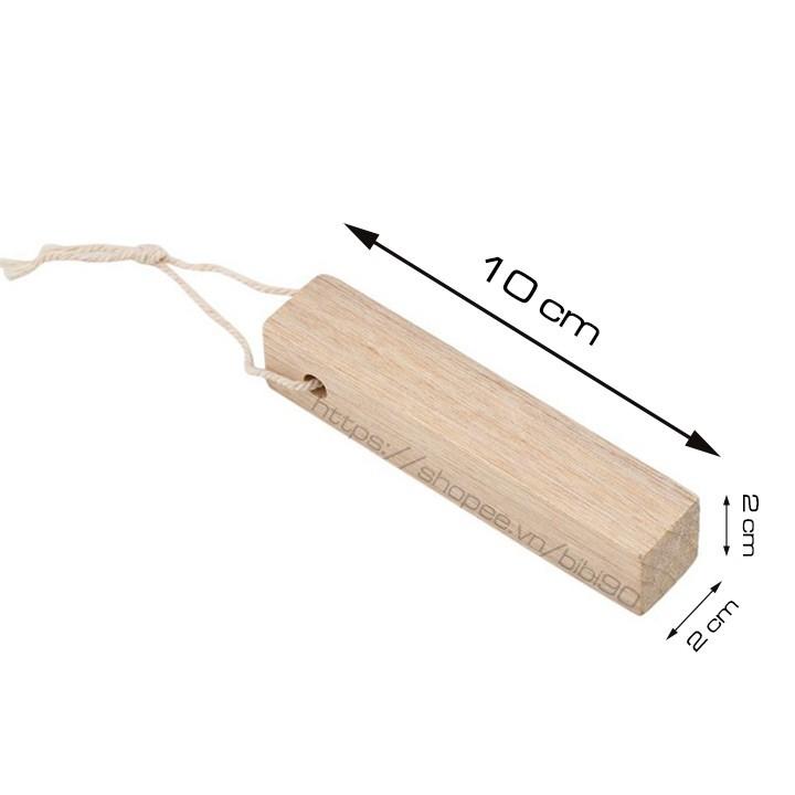 Thanh Gỗ Long Não CHỮ NHẬT DÀI Khử Mùi Diệt Khuẩn Treo Tủ Quần Áo Tủ Giày Tiện Lợi