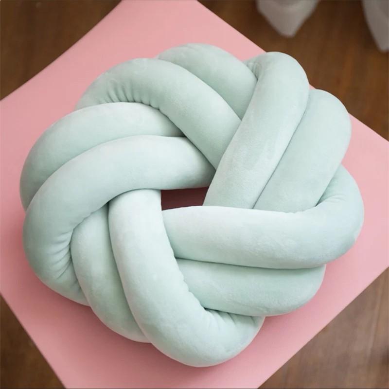 Bắc Âu Sáng Tạo Sang Trọng Handmade Knott Gối Cho Ghế Sofa Bộ Chăn Ga Gối Giường Đệm Tựa Lưng Gối Văn Phòng Trẻ Em Trang Trí Phòng Đệm