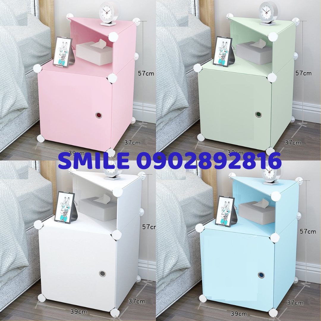 Tủ đầu giường, kệ tủ, tủ nhựa đựng quần áo và đồ dùng cá nhân tiện lợi